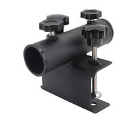 Solimery Umbrella Stand Heavy Duty Parasol Holder Clamp for Deck Chair Desk | Sturdy mount enables hands-free operation; quick release clamp lets you move umbrellas between the deck, chair, and desk.