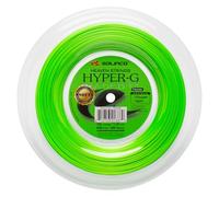 Solinco Hyper-G Soft Tennis Racket String - 1.30mm / 16 - 200m Reel - Green