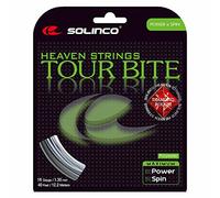 Solinco Tennis Strings Set Tour Bite Diamond Rough 1.30 mm (16) 12.2m Silver