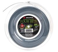 Solinco Unisex's Tour Bite Diamond Rough 200M Silver String Reel-1,25 mm, 1.25 mm