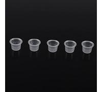 Solinder 100Pcs Caps, Plastic Ink Cup Holder, & Reusable, Stand Alone Cup Base, Professional Supplies, Easy to Clean & Store, 2 Sizes Available, Ideal fo (L 6.6x6.6ft)