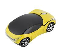 Solinder 1600DPI Wireless Mouse, Stable 2.4G Optical Mouse with Wide Compatibility for Mac Office Gaming, Up to 10m Transmission Distance (Yellow)