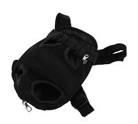 Solinder Adjustable Dog Carrier Backpack, Lightweight Foldable Pet Front Cat Dog Carrier Backpack for Hiking Travel Bike Motorcycle, Legs Out Tail Out Design, with Elastic Opening for (S)