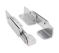 Solinder Aluminum Alloy Boat Seat Hinge Sturdy Rust Resistant Foldable Design for Yacht Owners 1 Pair