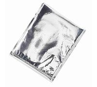 Solinder Aluminum Foil Insulated Food Storage Bag, Thermal Cooler Silver, Durable, Non-Toxic, Eco-Friendly, Heat and Cold Insulation for Picnic, Lunch, Travel, Camping, Daily Foo (30 * 35cm)