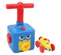 Solinder Balloon Powered Science Experiment Toy Car for Kids Over 3 Years Old Manual Pump Balloon Car for Endless Fun Plastic Random Color