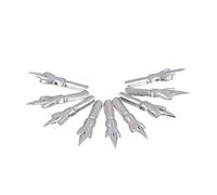 Solinder Calligraphy Nib High-Performance Metal 10 Pcs Nib Tip Replacement for Wire Cutting Design, Ink Pen Tip for Comic Book Beginners, Easy to Install, Durable Material Long-Term Use