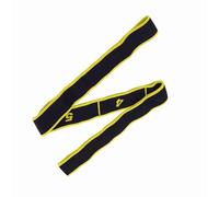 Solinder Dance Stretching Belt, Yoga Band, Correcting Posture, Mastering Body Weight, Coordination and Balance Development, Muscle Training, 8 Loops for Feet (Yellow)