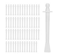 Solinder Disposable Nose Wax Stick Gentle Nasal Hair Removal Wax Spatulas 60pcs Nose Hair Applicator Kit Convenient Beauty Tool