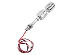 Solinder Double Ball Float Switch Water Level Sensor, Control Tank Pool for Alarm, Sensitive Reed Contact, DC 0~, 304 Stainless Steel, Floating Body Length: 100mm / (Floating body 100mm)