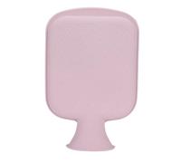 Solinder Hot Water Bottle Cute Hot Water Bag Warm Bottle Soft Silicone Bag Silicone Heating Flexible Soft Heat Pack L (Purple)