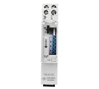 Solinder Intelligent Timing Switch for Street Lights, High 1P Rail Time Switch, 15 Min Setting Interval, Ideal for Advertising and Stage Equipment