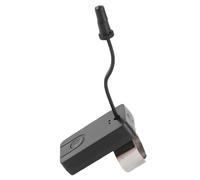 Solinder LED Ear Pick Lamp with 3 Brightness Levels for Ear Cleaning, Adjustable Angle of Illumination, Lightweight for Long Periods of Wear, Finger Circle, White Light, USB Rech (Black)