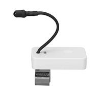 Solinder LED Ear Pick Lamp with 3 Brightness Levels for Ear Cleaning, Adjustable Angle of Illumination, Lightweight for Long Periods of Wear, Finger Circle, White Light, USB Rech (White)