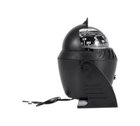 Solinder Marine Boat Car Compass, High Precision LED Light Electronic Compass, Made of ABS Plastic Material with Bright LED, Adjustable Mounting Bracket and Visible Lubber Line,