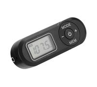 Solinder Mini Portable 1.1inch LCD Digital FM Radio with Earphone, Black, Built-in Chip, Clear Display, Easy to Use, Power Off Memory, 20 Stations Saved, Music Player, FM Signal