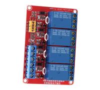 Solinder Optocoupler Relay Module, 4 Channel High & Low 5V/12V/24V, Strong Driving Ability, Stable Performance with Power Indicator Light, Easy Terminal Lead Connection, for AC/DC (24V)