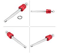 Solinder Quick Shift Short Throw Shifter, Premium Billet Aluminum, Fast Shifting Response, E30 E36 E39 M3 M5 3-Series 5-Series, CNC Machined, Lightweight, Stable Performance, High (Red)