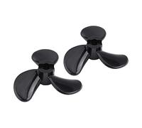 Solinder RC Boat Propellers Set Accessory,Light and Insulated, Durable,Lasting Color, Strong Thrust, with Bore Diameter Approx. 4mm / 0.2inch for RC Ship