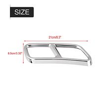 Solinder Rear Exhaust Pipe Cover Trims, Stainless Steel Mirror Polished Decoration, GL X166 13-15 S R Class W222 W251 10-17, Updates The Look of Your Car with Original Design, Easy to