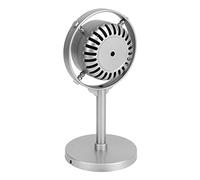 Solinder Retro Microphone Prop, Lightweight Vintage Design for Karaoke and Birthday Celebrations, Made of Durable Plastic (Silver)