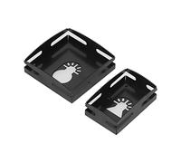 Solinder Square Slot Cutter Tool, Efficient Woodworking Milling Drill for Wall Outlet, Save Time, Sturdy Stainless Steel for Electric Drill Milling, Quick and Easy with High Carbon