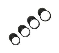 Solinder Steel Tongue Finger Picks Set of 4 Durable Plastic Cement Handpan Finger Protectors for Percussion, Fits Little, Ring, Middle & Index, Suitable for Other Instruments