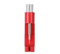 Solinder Watch Band Link Pin Remover Durable Steel Repair Tool Kit for Adjusting Straps, for Watch Collectors Red/Gold 5.5" * 1.6", Most Bands (Red)