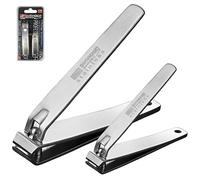 Solingen 2 Pcs Professional Sharp Tools Kit | Stainless Steel | Made in Germany | For Manicure & Pedicure, Toe & Finger Nail Care - Women, Men, Baby