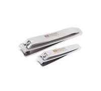Solingen Nail Clippers | 2 Pcs Professional Sharp Tools Set | Stainless Steel Metal Made in Germany | Kit for Manicure & Pedicure ToeNail FingerN