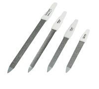 Solingen Nail File Set - 4 Pieces Sapphire Nail Files Fine and Coarse 4 Sizes for Manicure Pedicure