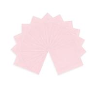 Solino Home Linen Cocktail Napkins 6 x 6 Inch - Set of 12, 100% Pure Linen Soft Pink Cloth Cocktail Napkins for Halloween - Sonoma