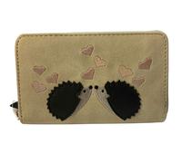 Solis Accessories Hedgehog Concertina Zip Around Purse - Stone