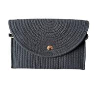 Solis Accessories Women's Rope 2 in 1 Crossbody Clutch Bag in Black Solis Accessories Black One Size