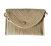 Solis Accessories Women's Rope 2 in 1 Crossbody Clutch Bag in Brown Solis Accessories Brown One Size
