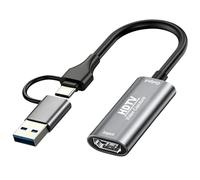 Solisara Video Capture Card, 4K HDMI to USB C Video Recording Card | 1080P@30Hz Video Audio Game Streaming Recording for Switch PS5 PS4 Xbox Quest 3 DSLR Camera TV Stick Laptop Tablet MacBook PC
