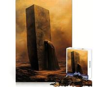 Solitary Figure by Monolith Jigsaw Puzzle for Teenagers 1000 Pieces Mind Game Toy Relaxed Mind Neat Cut (38x52cm)