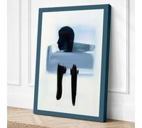 Solitary Form Minimalist Canvas Wall Art Print 36x24 Inch (91 x 61 cm)