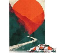 Solitary Journey Puzzle Stress Reliever 100% Recycled Cardboard Jigsaw Puzzle for Adult Children Unique Gift 1000pcs (26x38cm)