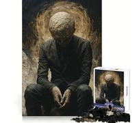 Solitary Reflection Jigsaw Puzzles for Adults1000 Piece Mind Skill Group Joy Quality Edge Art Collection Piece (38x26cm)