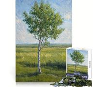 Solitary Tree 1000 Piece Jigsaw Puzzles for Adults Jigsaw Mind Play Home Pastime Clean Edge Lovely Present (38x52cm)