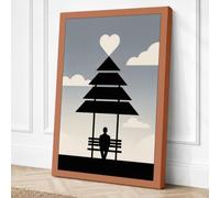 Solitude at Christmas Canvas Wall Art Print 18x12 Inch (46 x 30 cm)