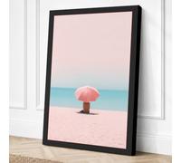 Solitude by the Sea Canvas Wall Art Print 24x16 Inch