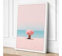 Solitude by the Sea Canvas Wall Art Print 30x20 Inch