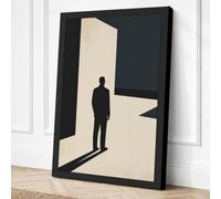 Solitude in Silence Canvas Wall Art Print 18x12 Inch