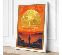 Solitude Under Strange Skies Canvas Wall Art Print 24x16 Inch