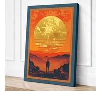 Solitude Under Strange Skies Canvas Wall Art Print 24x16 Inch