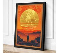 Solitude Under Strange Skies Canvas Wall Art Print 30x20 Inch