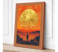 Solitude Under Strange Skies Canvas Wall Art Print 36x24 Inch