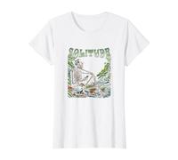 Solitude Value Graphic T-Shirt, Women, White, L